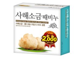 [MUKUNGHWA] Exfoliating Body Soap Dead Sea Mineral Salt 100g _ Beauty Soap, Body Soap, Scrub bar